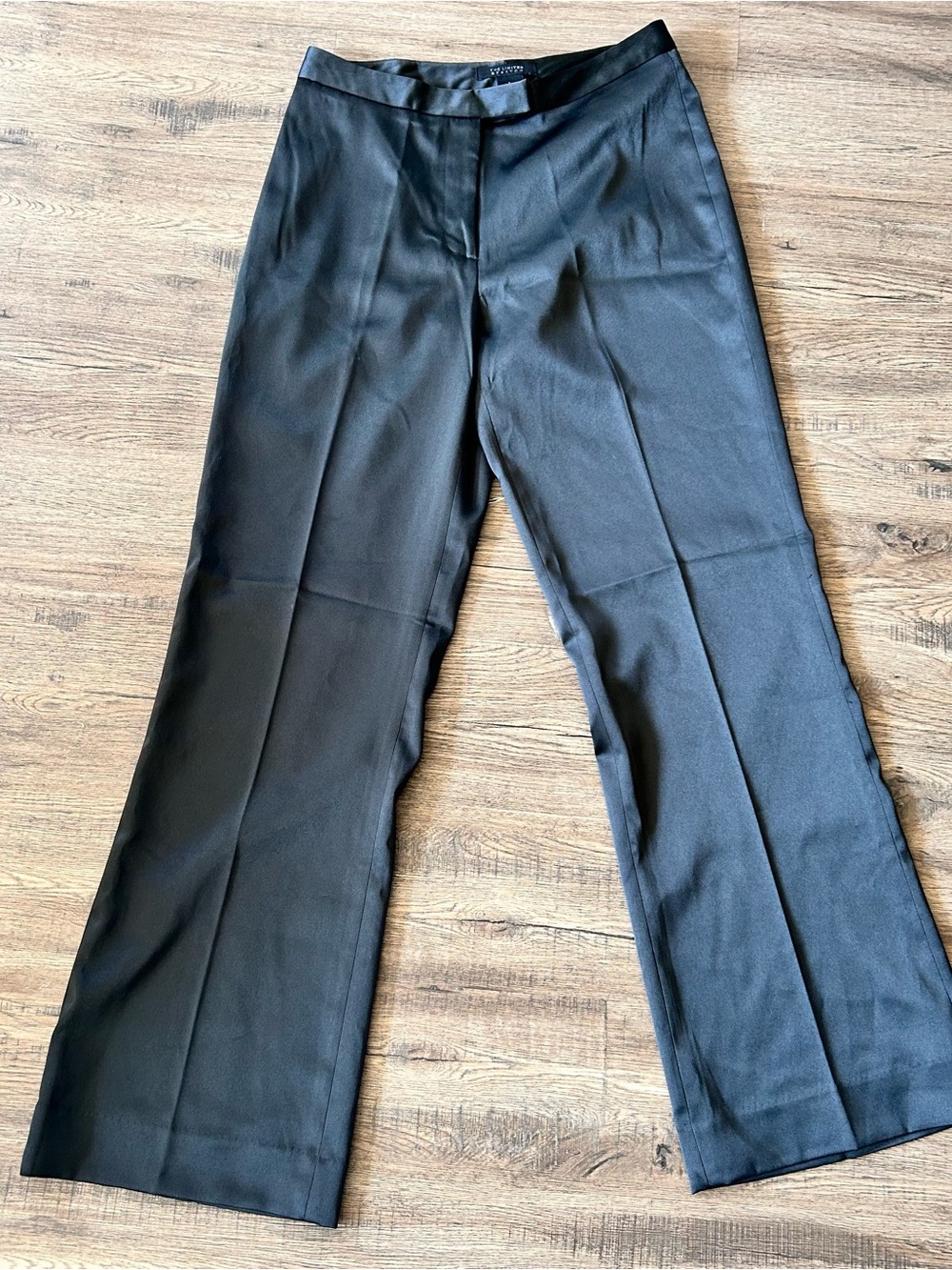 The Limited |Shiny Black Wide Leg Dress Pants sz 8